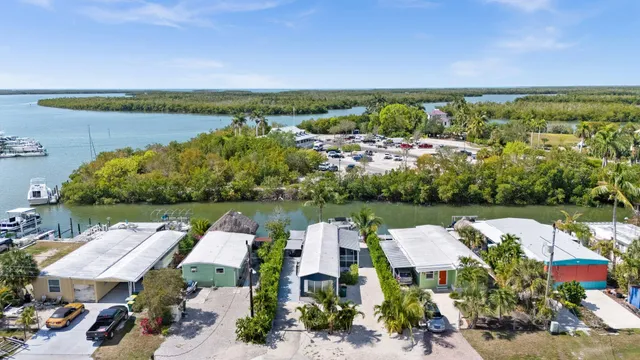 a view of a lake with a mountain in the background
