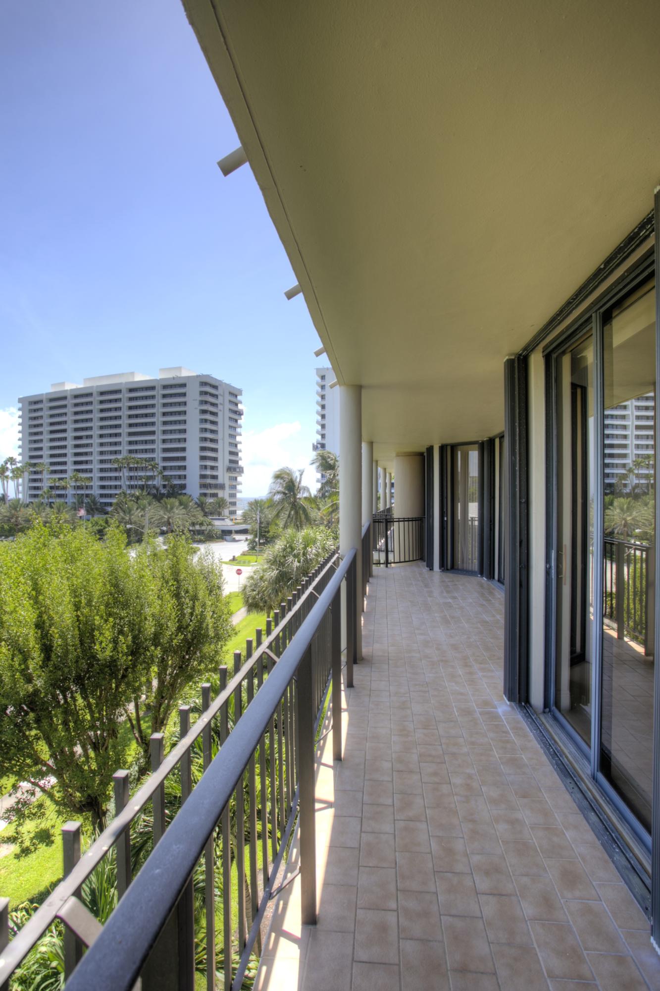 1401 South Ocean Boulevard, Unit 409 Boca Raton, FL 33432 - Photo 15 of 24 Balcony