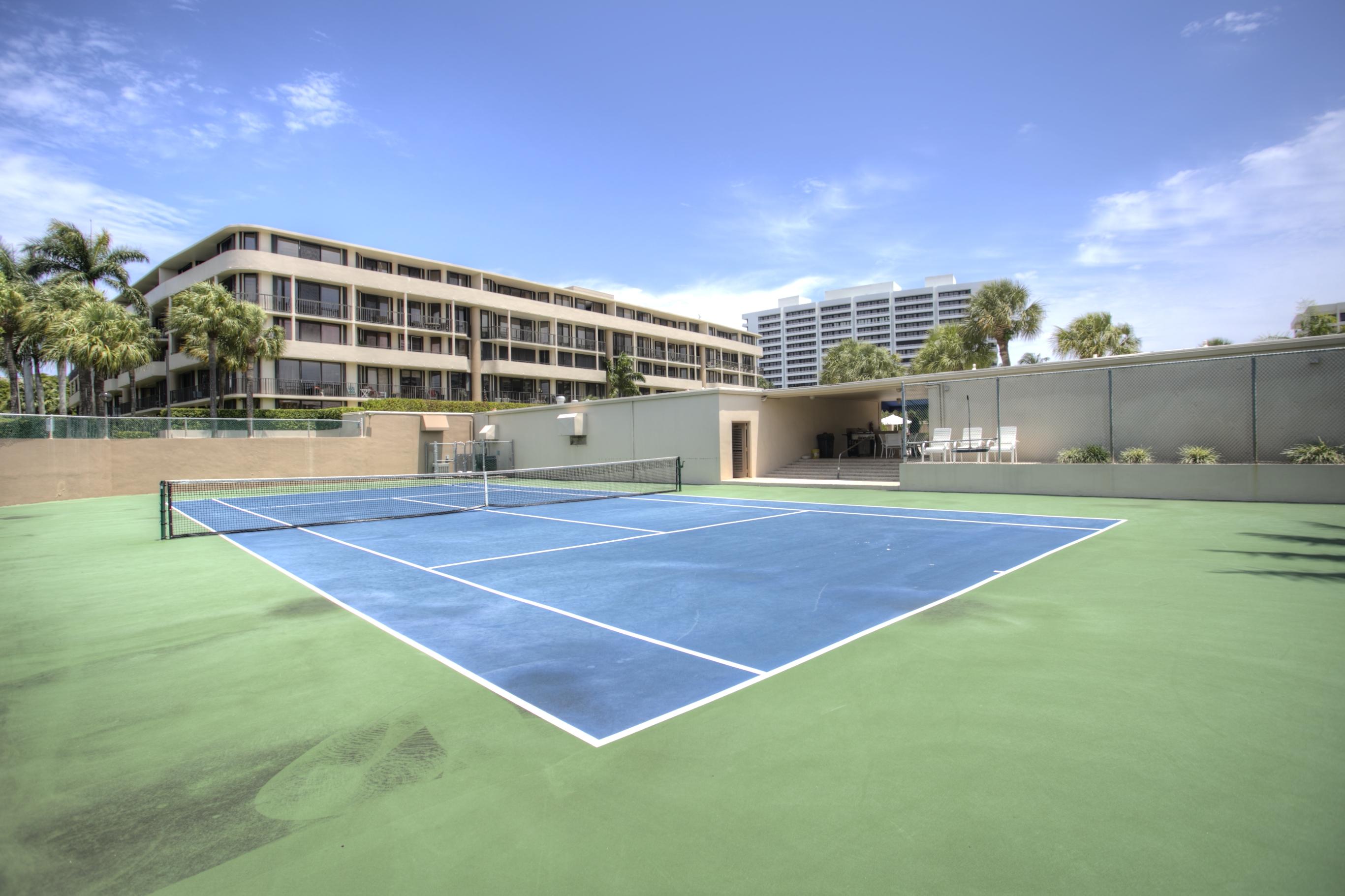 1401 South Ocean Boulevard, Unit 409 Boca Raton, FL 33432 - Photo 21 of 24 Tennis Court