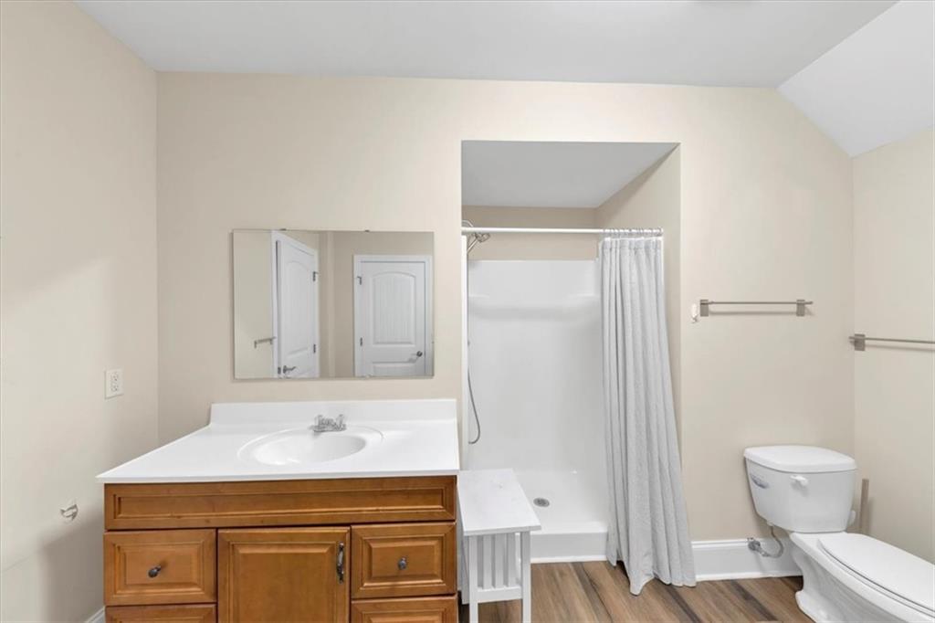 231 Beaver Ridge Road Jasper, GA 30143 - Photo 60 of 80 a bathroom with a sink toilet and shower