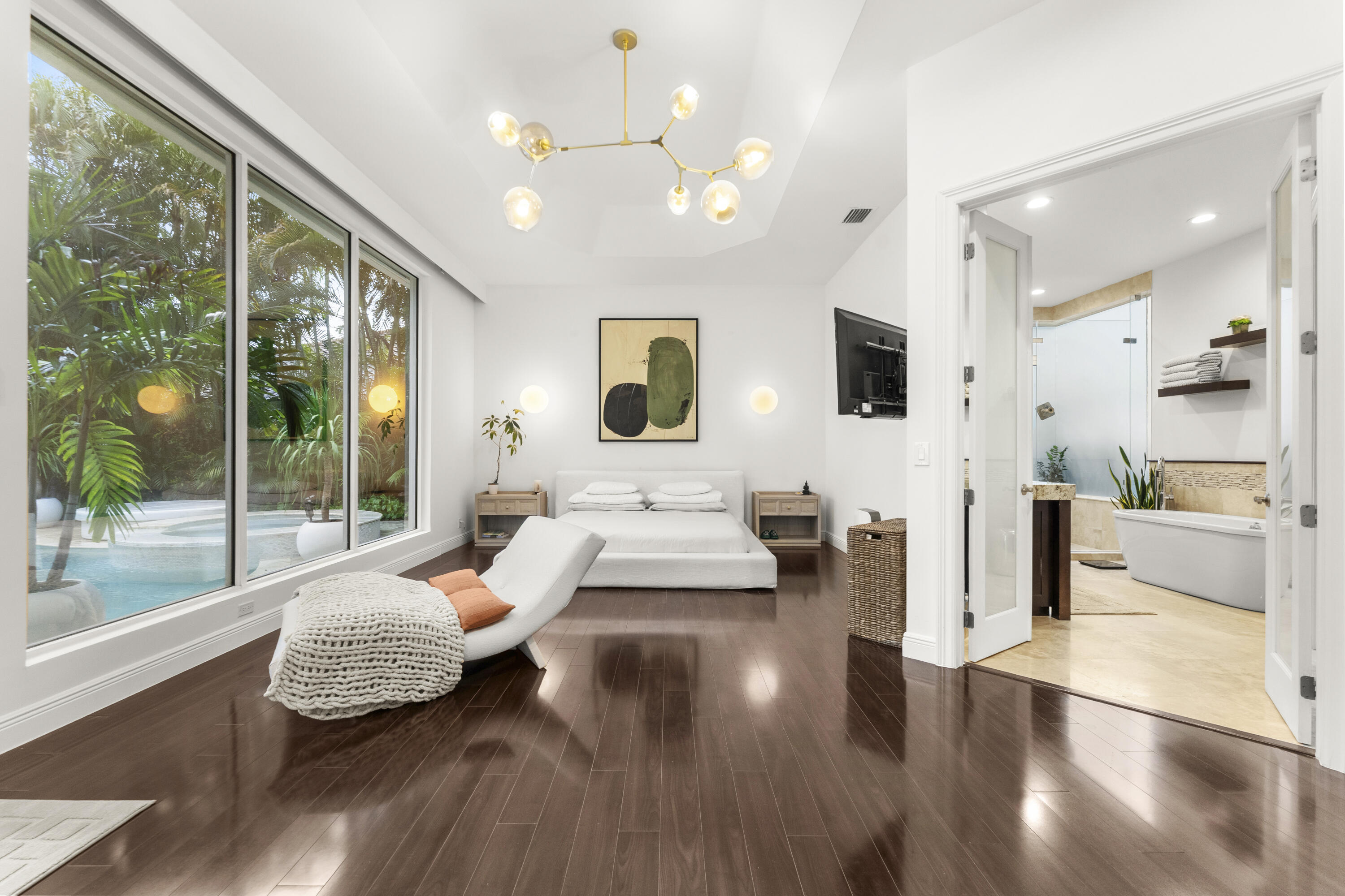 3156 Northwest 61st Street Boca Raton, FL 33496 - Photo 8 of 46 a living room with furniture and a large window