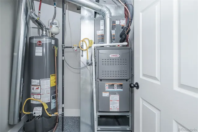 a view of a room with wooden walls