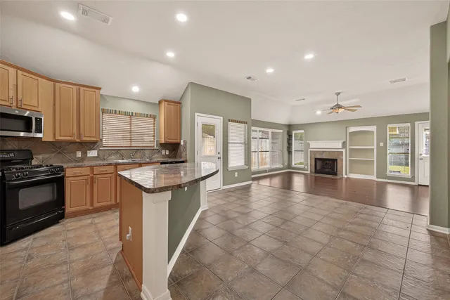 a view of small space with racks on the wall