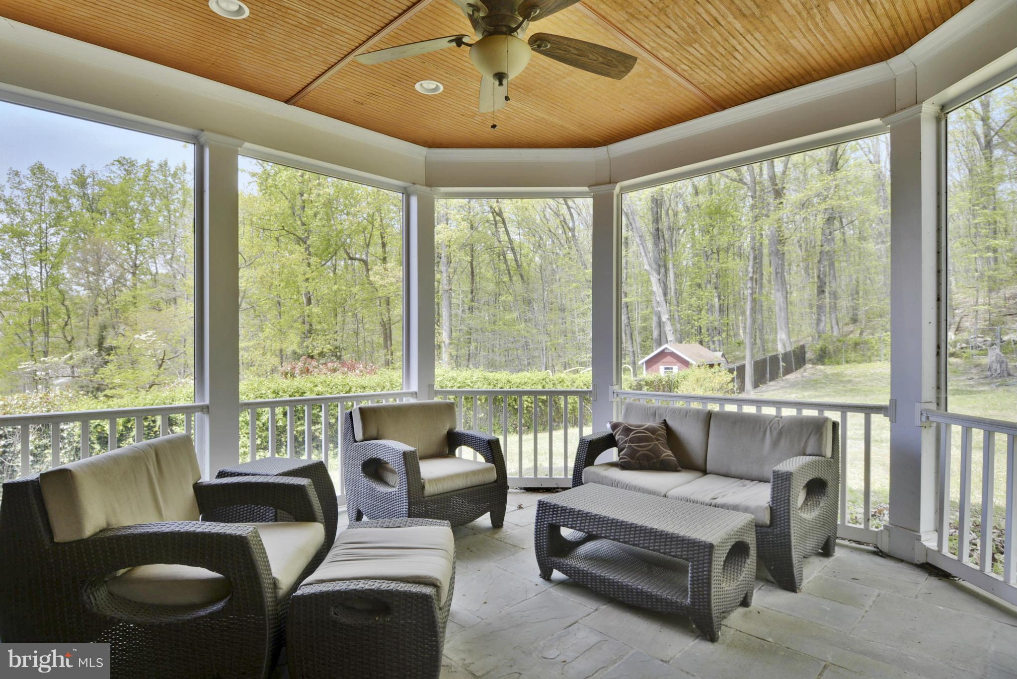 6716 Bulkley Road Lorton, VA 22079 - Photo 14 of 15 Large screened-in porch!