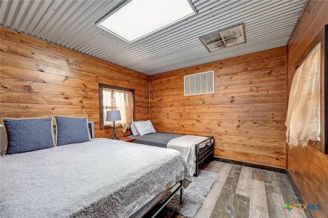 a view of a city and ocean view