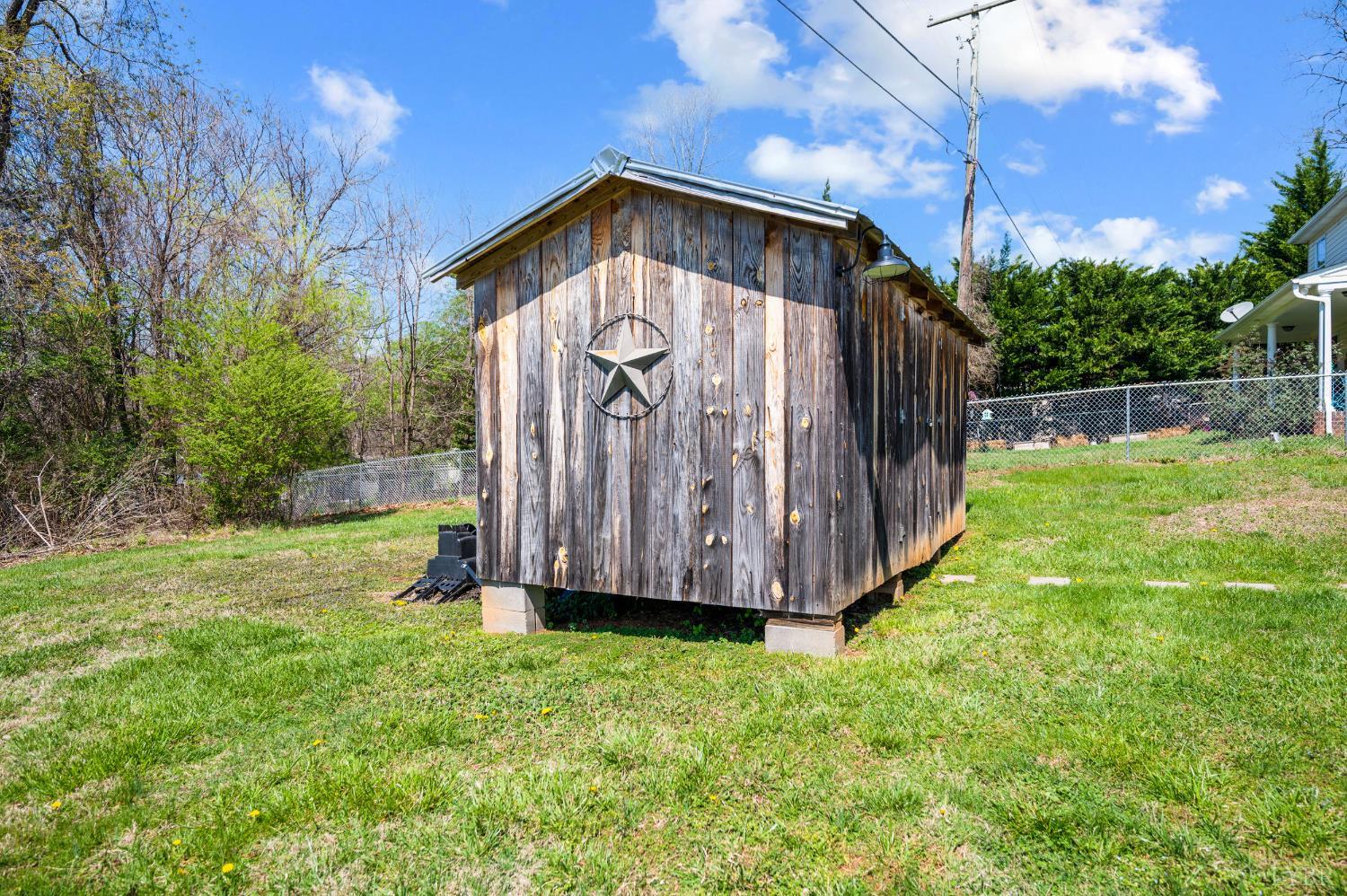 2050 Hawkins Mill Road Lynchburg, VA 24503 - Photo 21 of 32 a view of a backyard with wooden fence