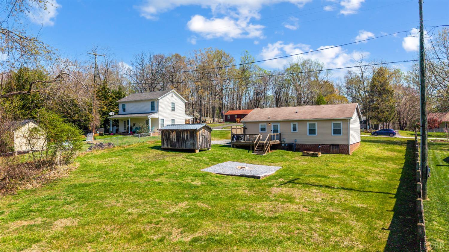 2050 Hawkins Mill Road Lynchburg, VA 24503 - Photo 29 of 32 a view of a house with backyard and sitting area