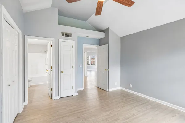 wooden floor in an empty room