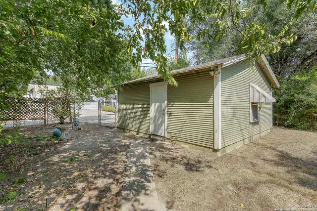 a house with a outdoor space