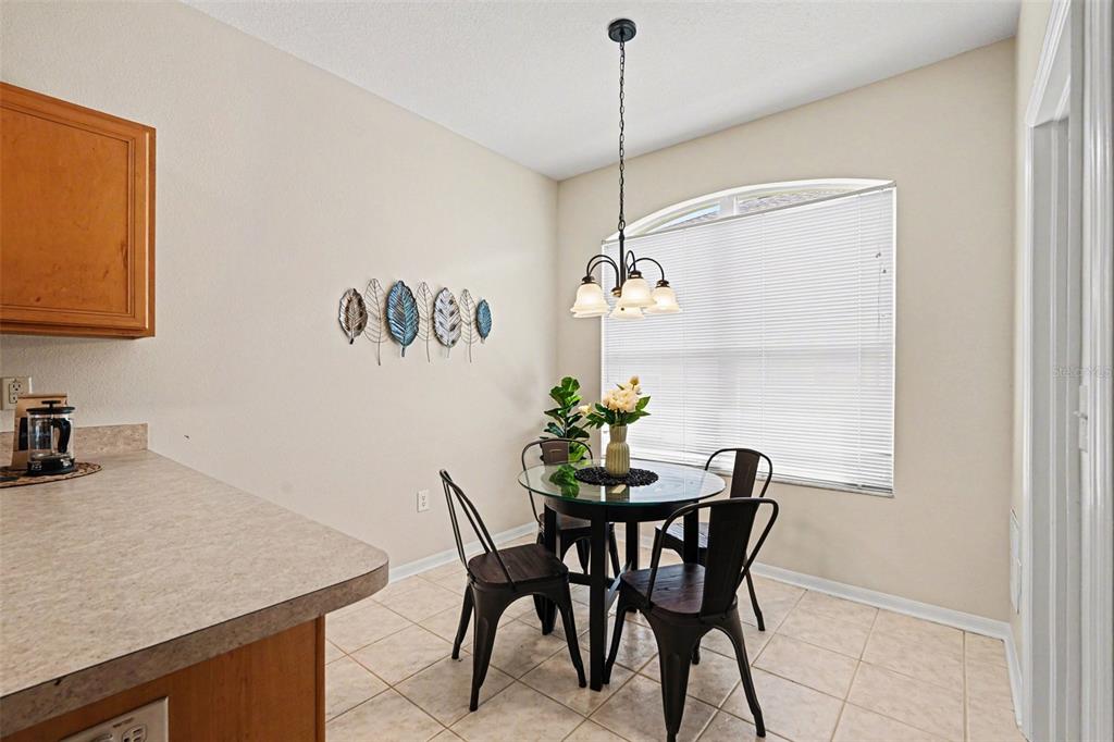 30631 Nickerson Loop Wesley Chapel, FL 33543 - Photo 15 of 33 a view of a dining room with furniture and chandelier