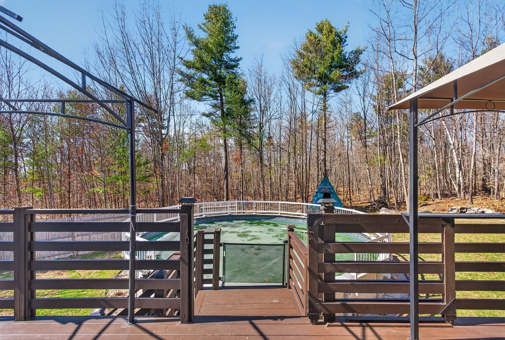 52 Harvest Hill Road Windham, ME 04062 - Photo 30 of 38 Back Deck & Pool