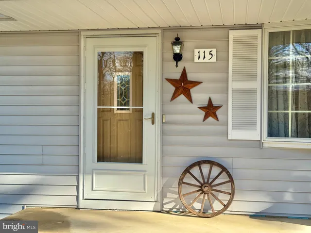 a view of front door