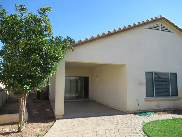 a house with a outdoor space