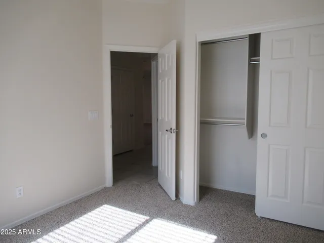a view of closet area