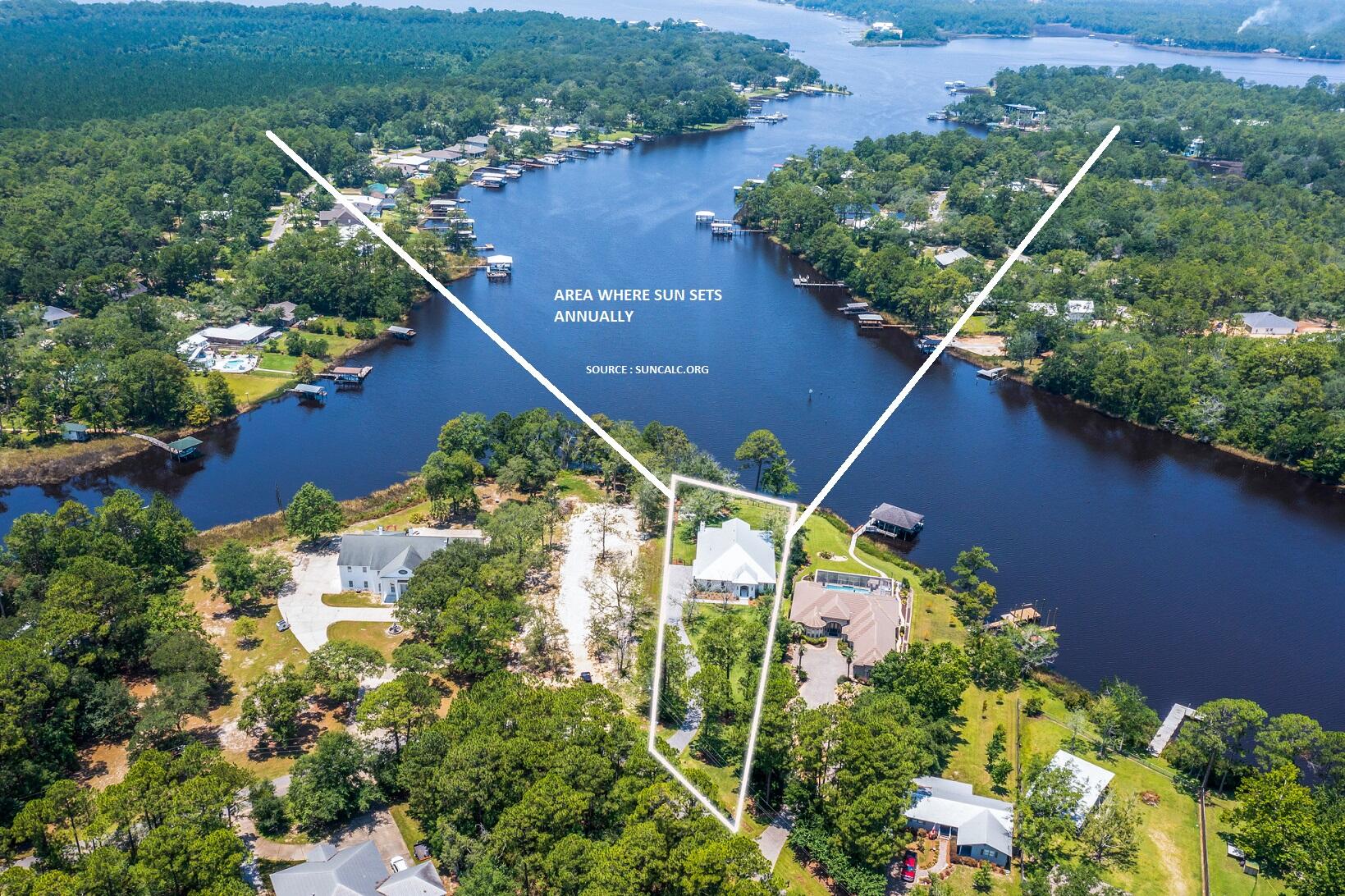 648 Mallet Bayou Road Freeport, FL 32439 - Photo 86 of 86 an aerial view of a house