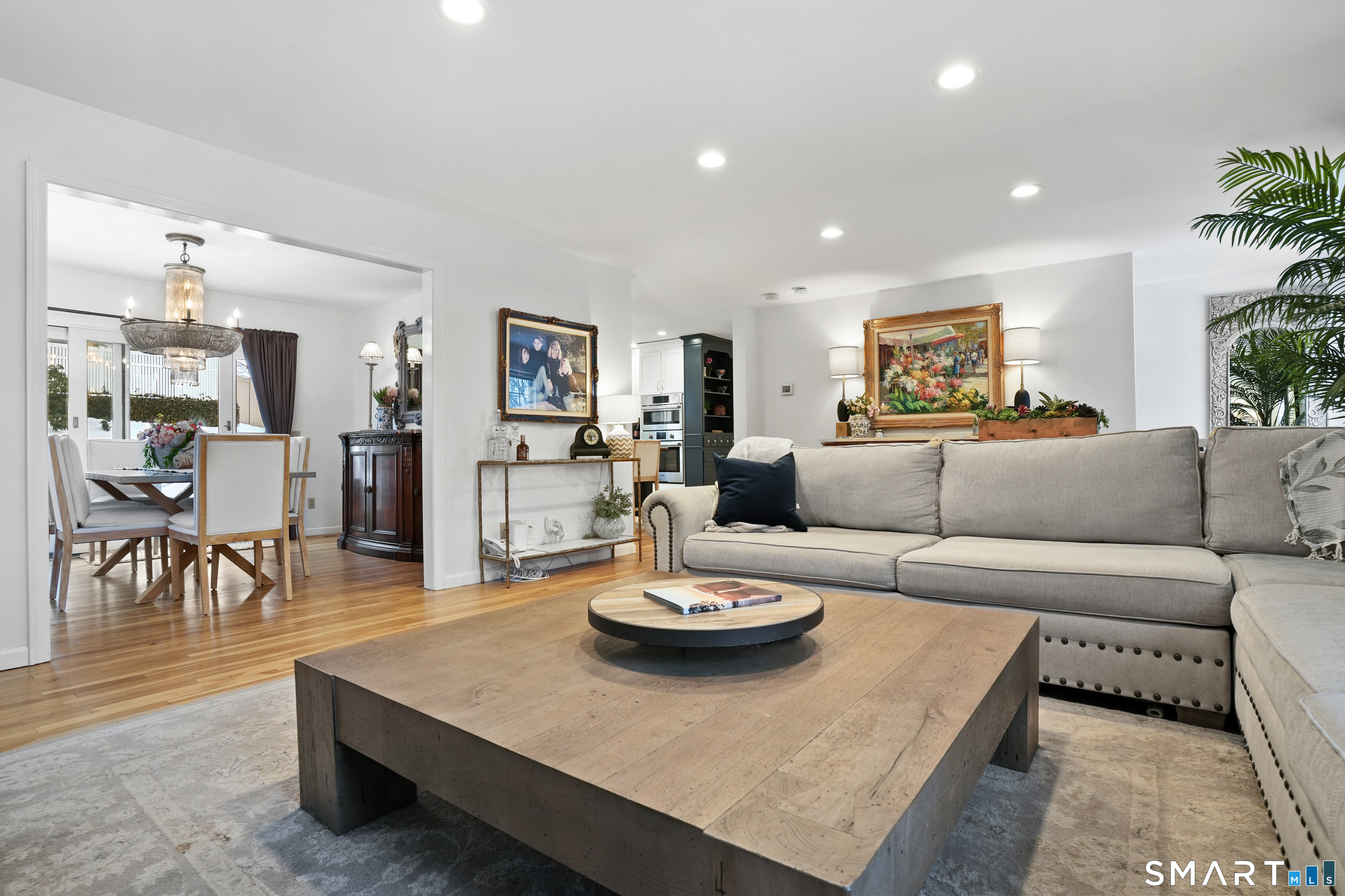 26 Abbott Avenue Ridgefield, CT 06877 - Photo 18 of 34 a living room with furniture and a dining table