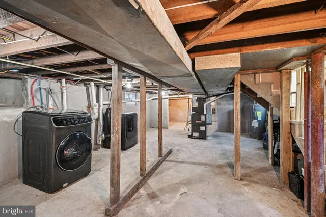 a view of a storage room