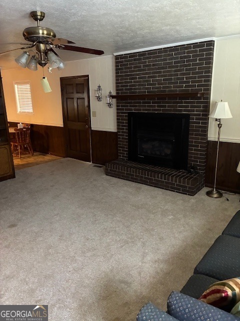 451 Underwood Road Milledgeville, GA 31061 - Photo 18 of 24 a living room with furniture and a fireplace