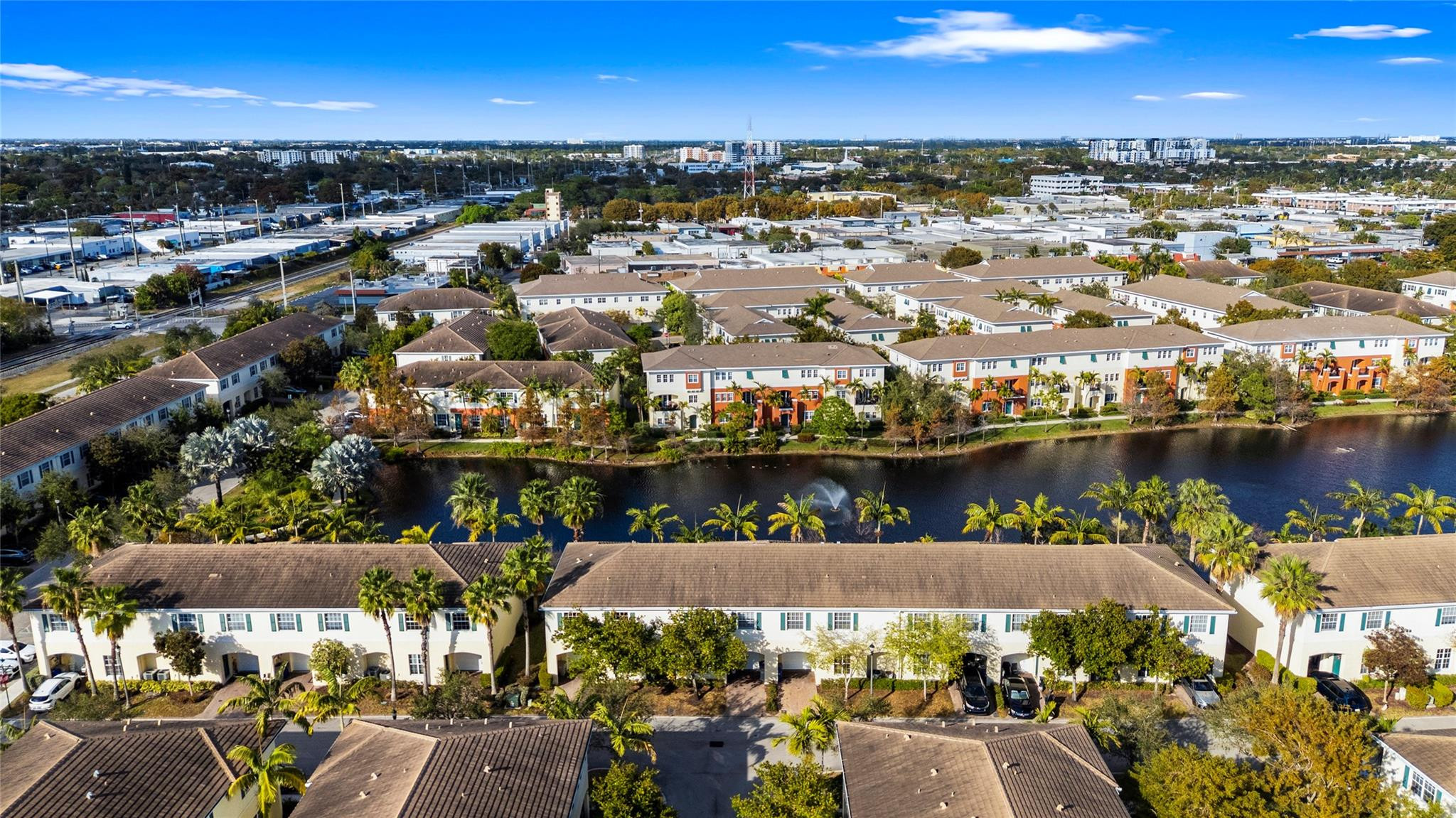 259 Southwest 7th Street, Unit 259 Pompano Beach, FL 33060 - Photo 64 of 87 an aerial view of a city with houses
