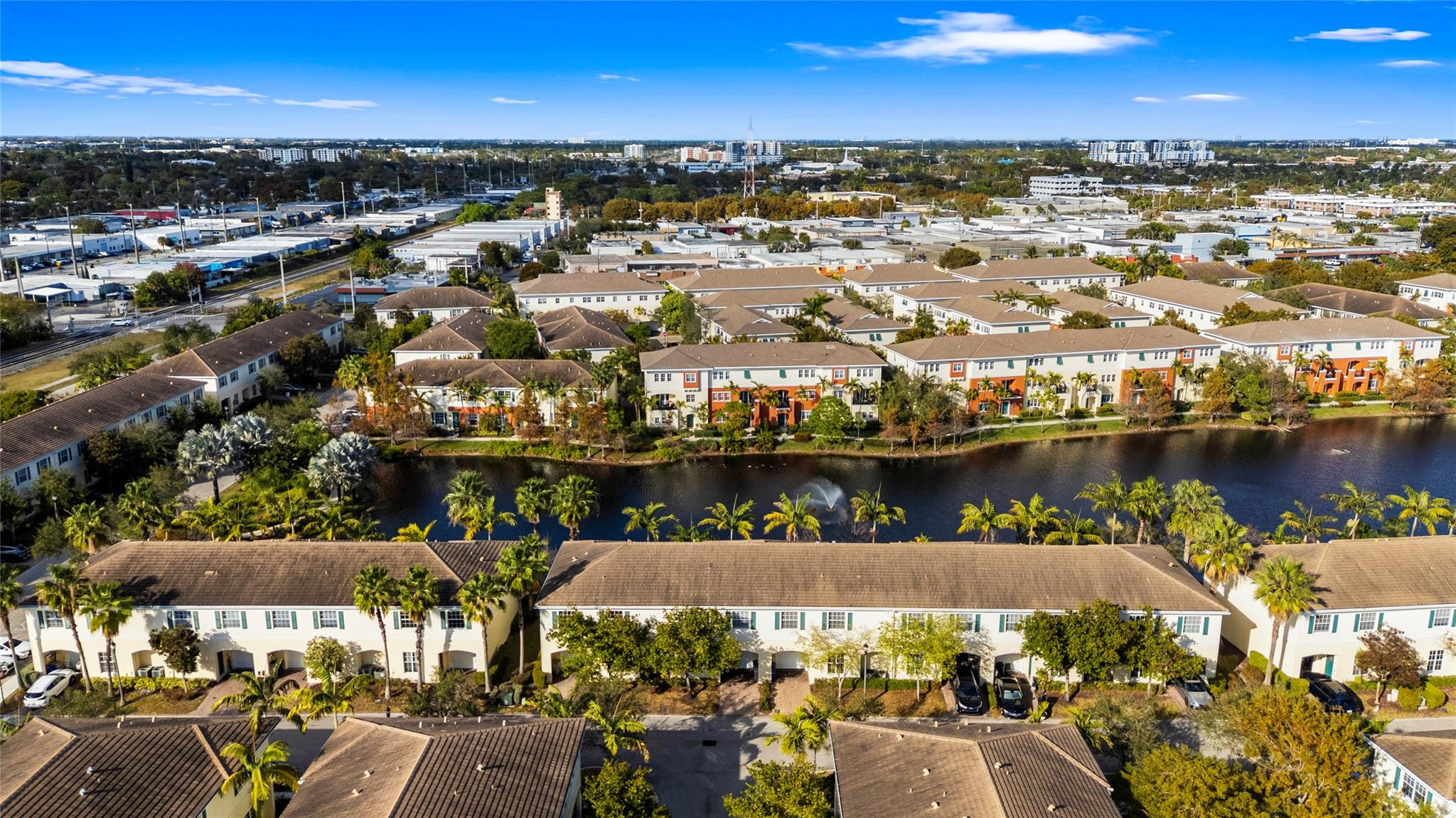 259 Southwest 7th Street, Unit 259 Pompano Beach, FL 33060 - Photo 71 of 87 an aerial view of a city with houses