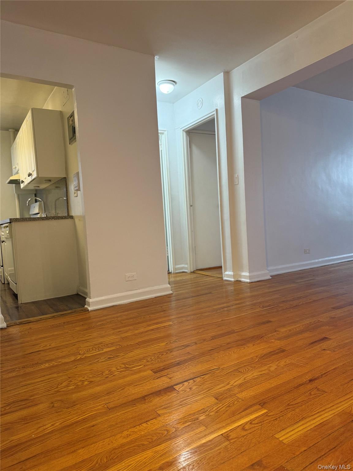 325 East 201st Street, Unit 3J Bronx, NY 10458 - Photo 12 of 33 a view of a room with wooden floor and bathroom