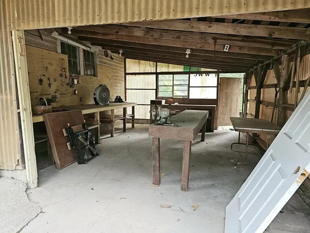 a view of a roof deck