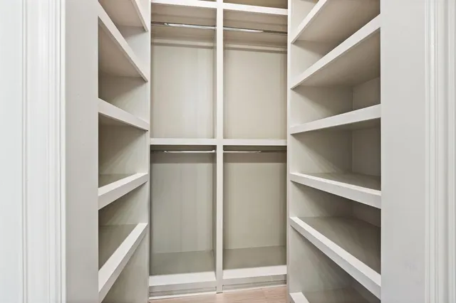 a view of walk in closet