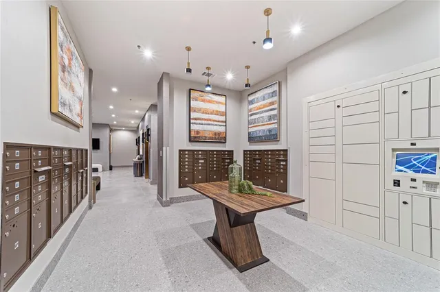 a front view of a building