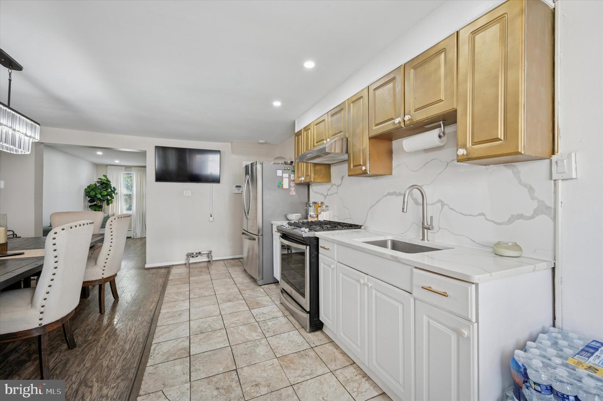 1052 Edgemore Road Philadelphia, PA 19151 - Photo 11 of 24 Modern kitchen with elegant finishes.