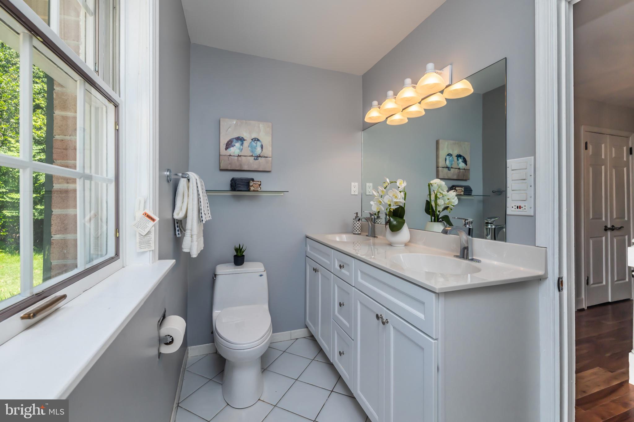 146 Logtown Road Media, PA 19063 - Photo 85 of 128 Bright and airy modern bathroom retreat.