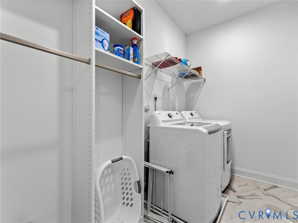 13736 Randolph Pond Lane Midlothian, VA 23114 - Photo 28 of 37 a utility room with dryer and washer