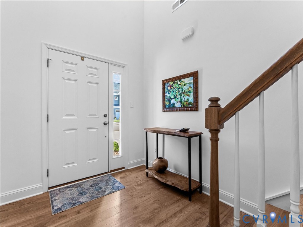 13736 Randolph Pond Lane Midlothian, VA 23114 - Photo 4 of 37 a view of an entryway with hardwood