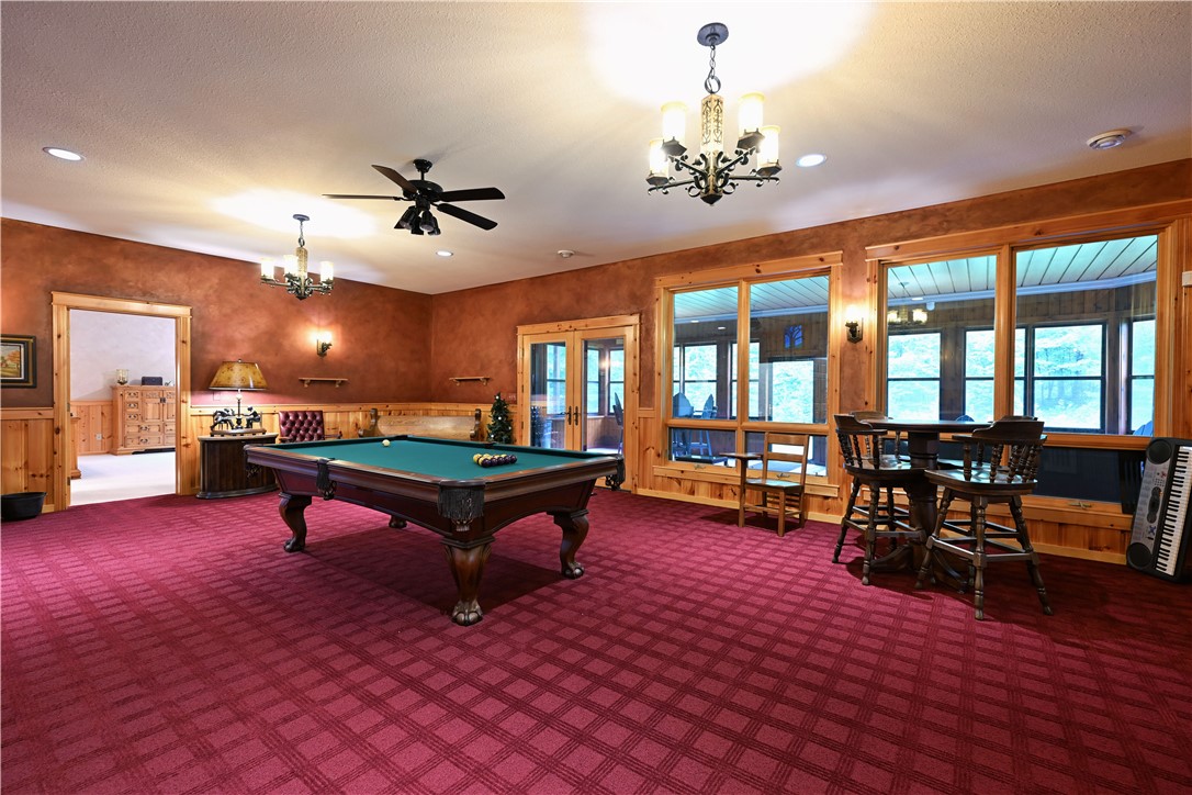 23165 Garmisch Road, Unit 23 Cable, WI 54821 - Photo 36 of 60 Billard Room w/ Walkout to Screen Porch