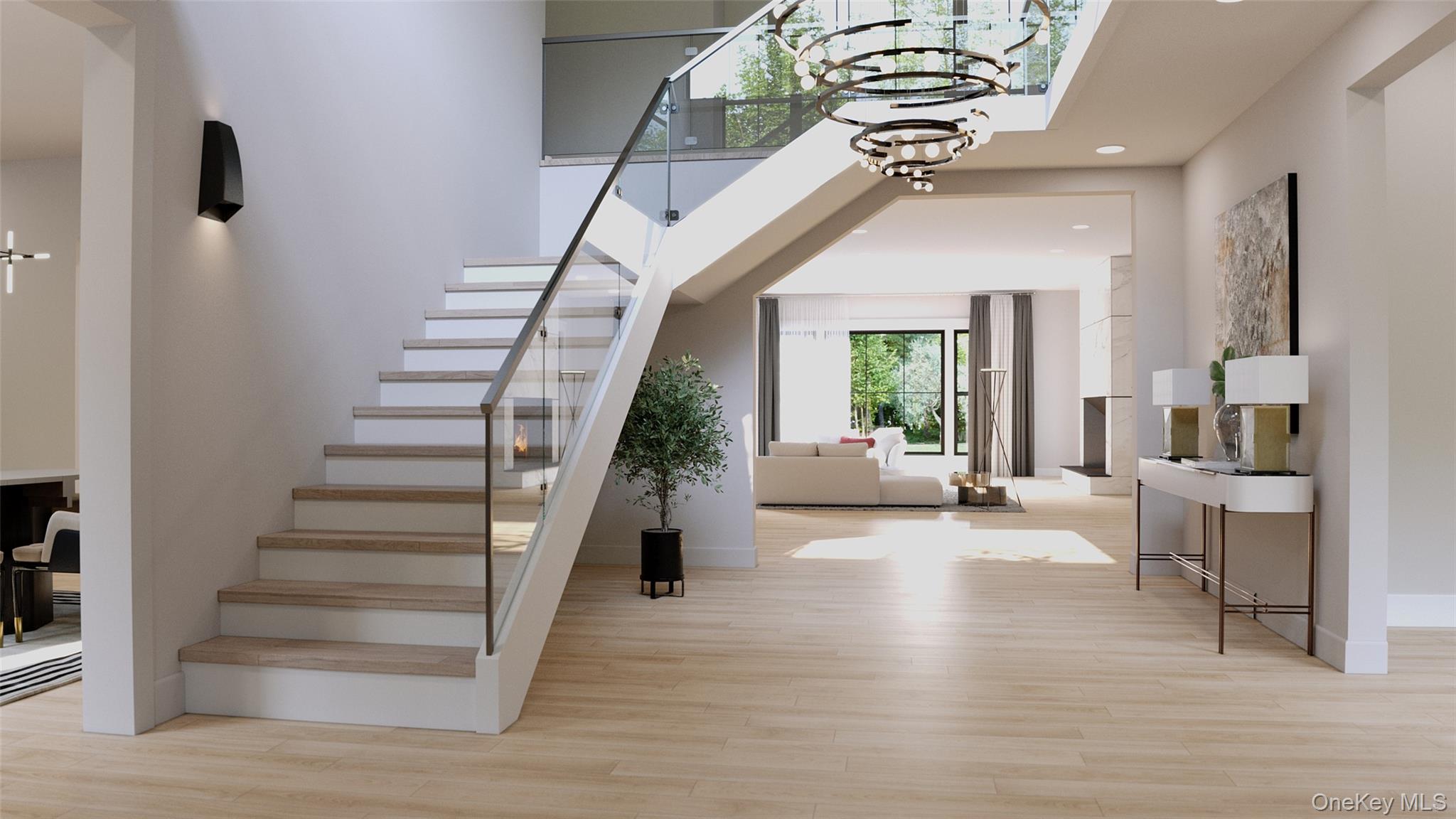 7 Hollow Ridge Road Armonk, NY 10504 - Photo 6 of 16 a view of entryway and hall with wooden floor