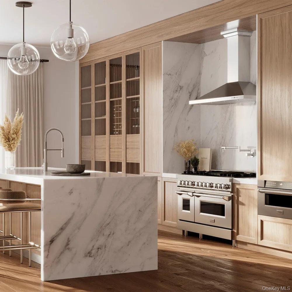 7 Hollow Ridge Road Armonk, NY 10504 - Photo 7 of 16 a kitchen with a refrigerator a sink and cabinets