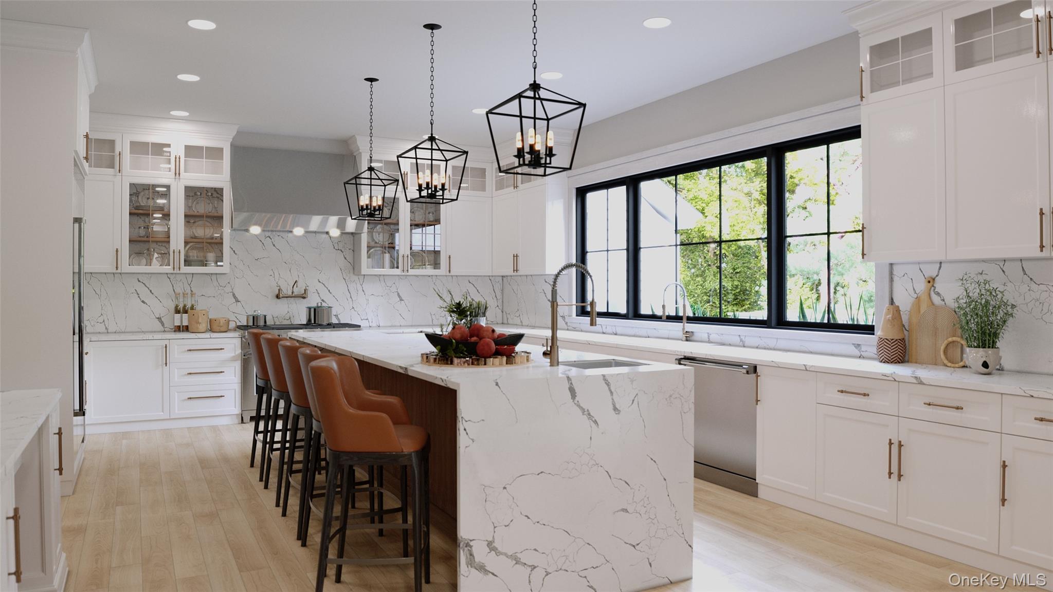 7 Hollow Ridge Road Armonk, NY 10504 - Photo 8 of 16 a kitchen that has a lot of cabinets furniture and appliances