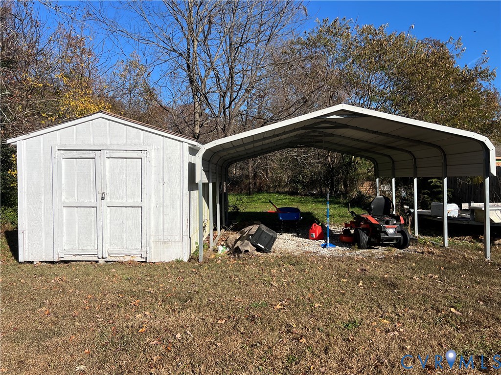 4192 Range Road Mechanicsville, VA 23111 - Photo 23 of 36 a view of parked car in front of house
