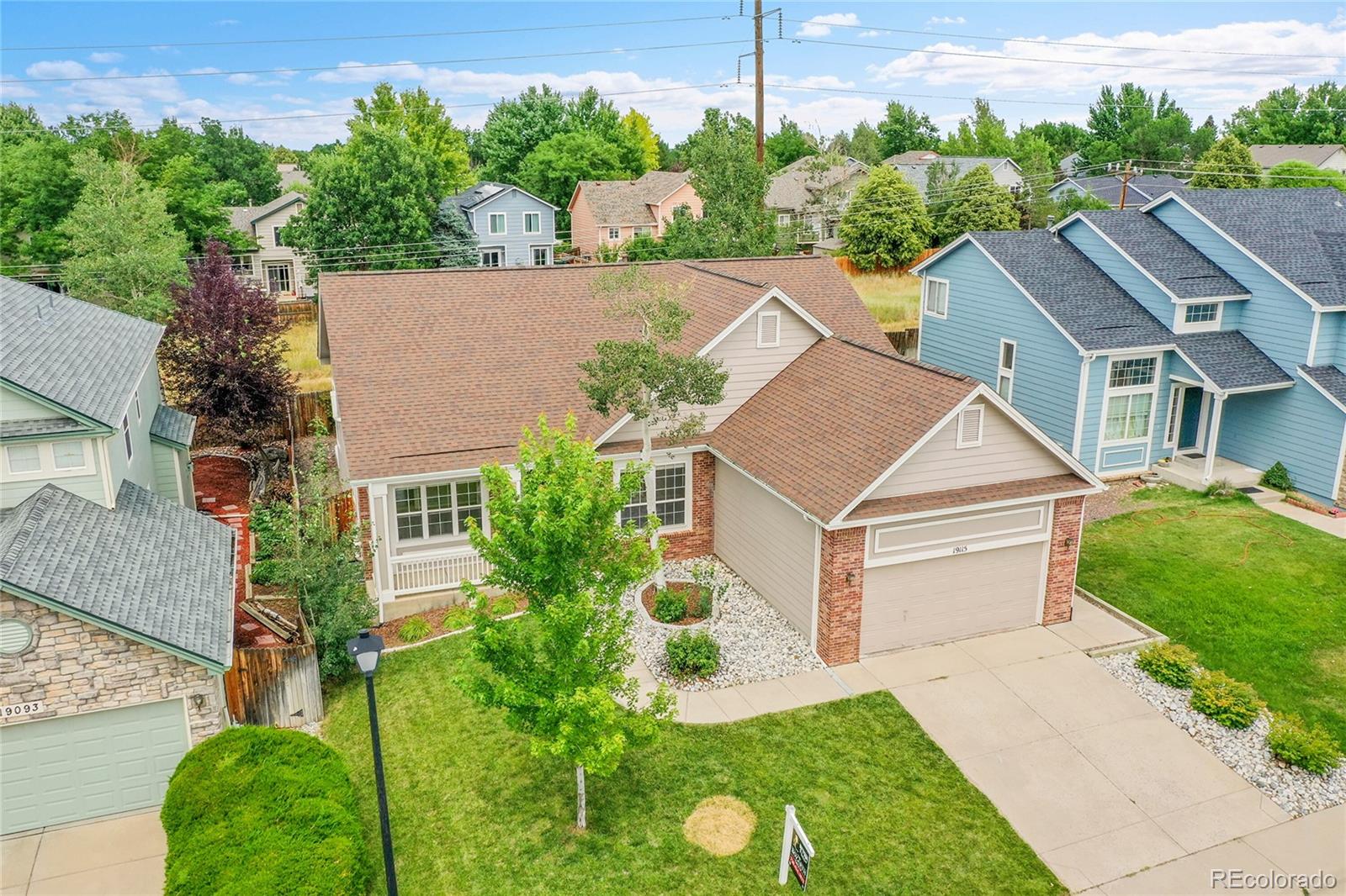 19115 East Belleview Place Centennial, CO 80015 - Photo 32 of 47 an aerial view of a house
