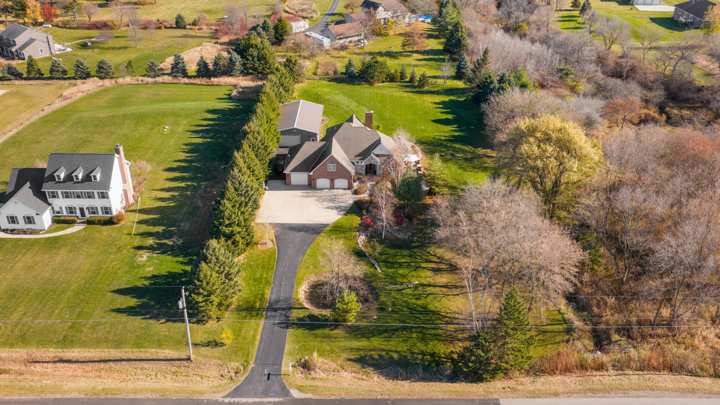 7182 Sauk Trail Road Cedar Grove, WI 53013 - Photo 31 of 37 Aerial View 3