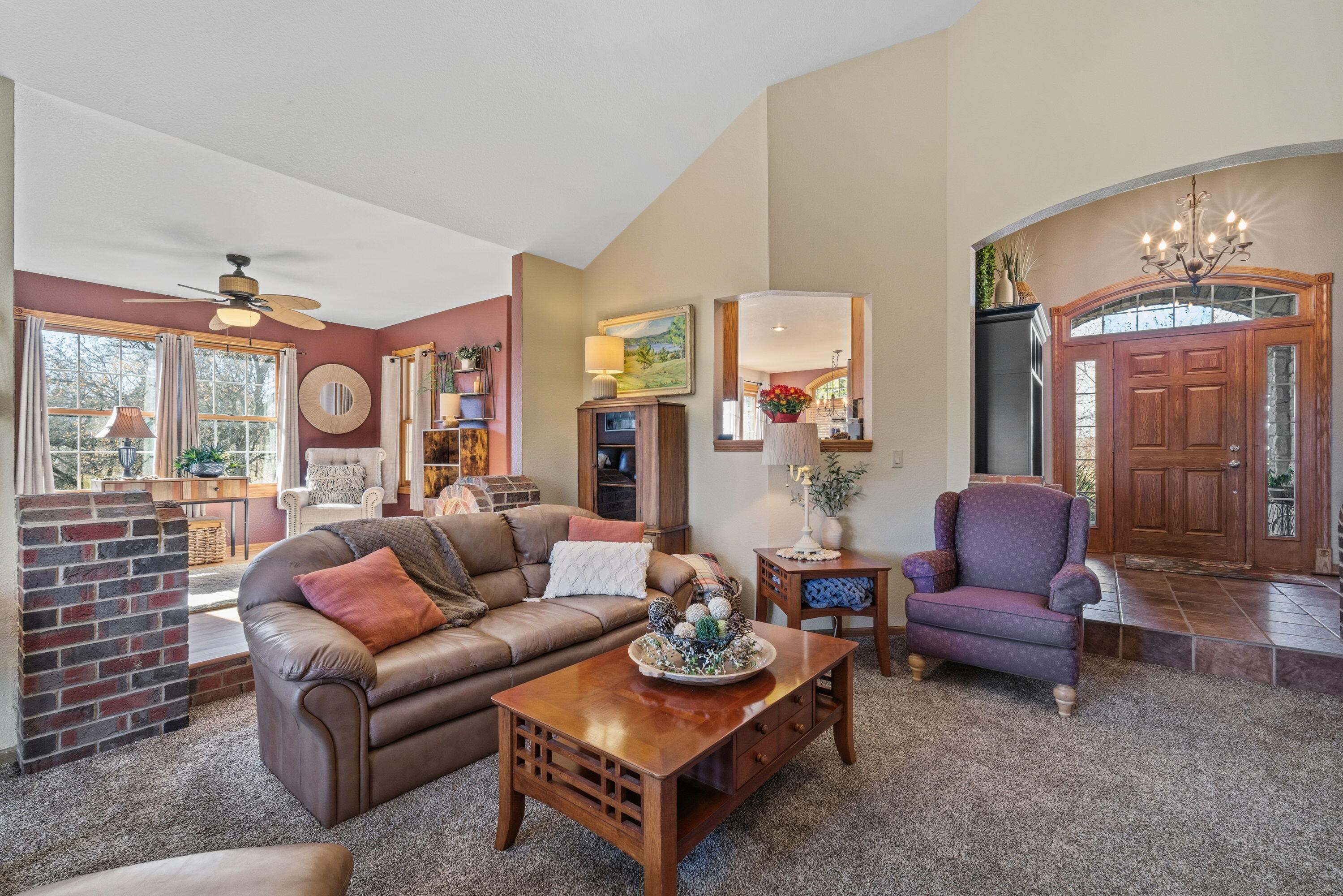 7182 Sauk Trail Road Cedar Grove, WI 53013 - Photo 8 of 37 Living Room to Den