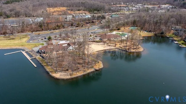 a view of a lake from a balcony