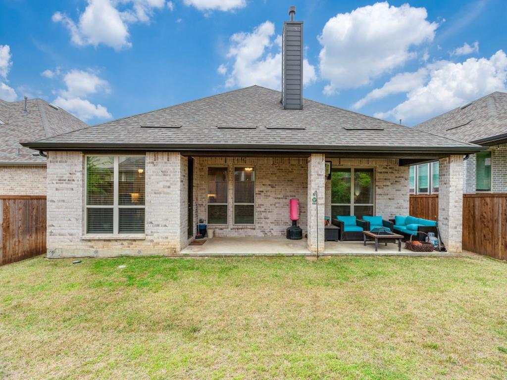 1608 Carnation Street Prosper, TX 75078 - Photo 24 of 25 a front view of house with outdoor seating