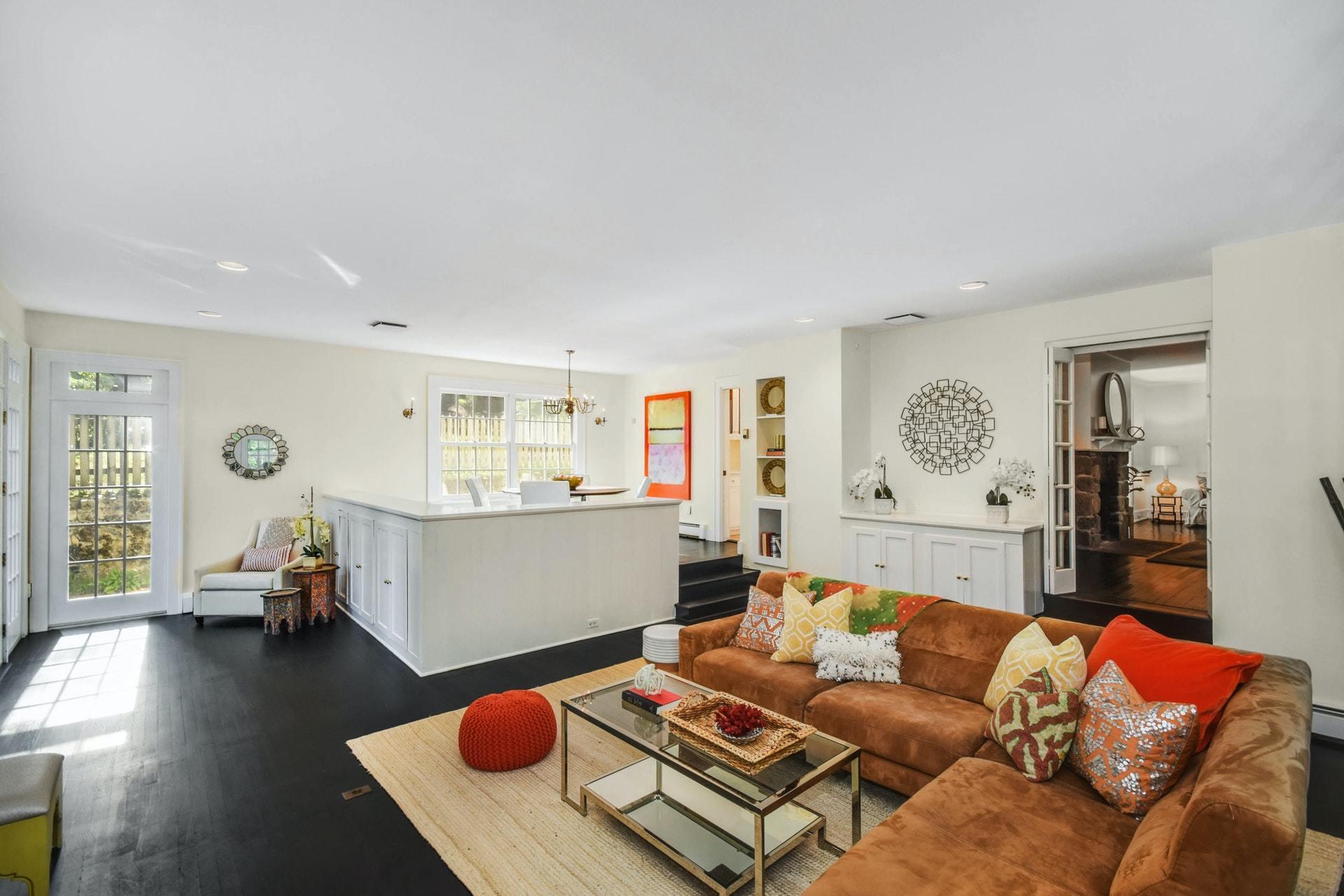 221 Mill Road New Canaan, CT 06840 - Photo 17 of 32 a living room with furniture and wooden floor