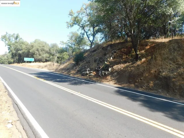 a view of a street from a window