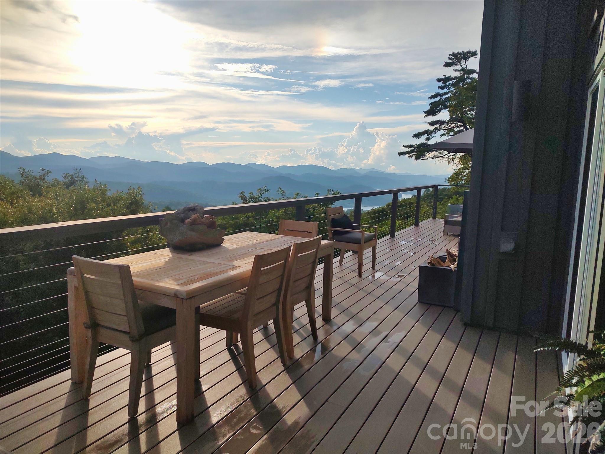 2618 Big Sheepcliff Road Cashiers, NC 28717 - Photo 7 of 35 a view of a terrace from a balcony
