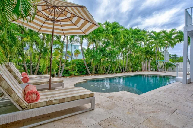 a outdoor space with furniture