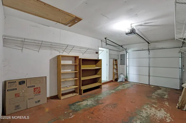 a view of a balcony with wooden floor