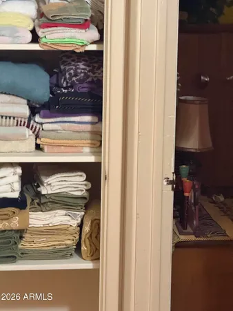 a view of storage and utility room