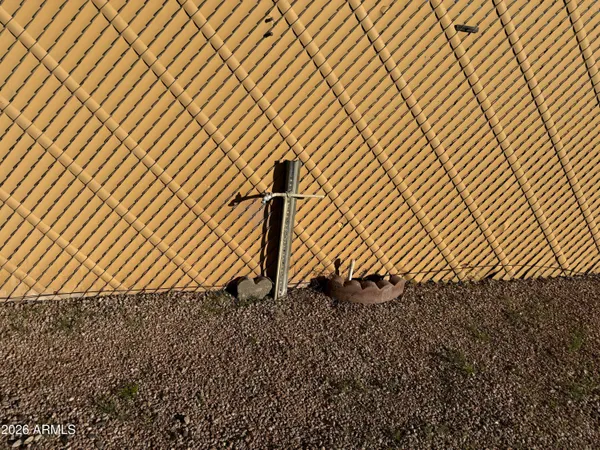 a backyard of a house