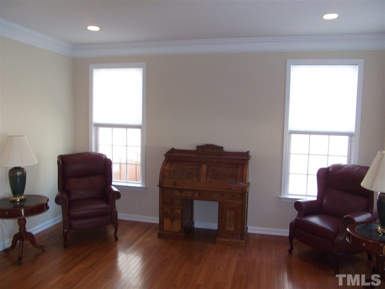 2993 Rolling Hill Road Durham, NC 27705 - Photo 5 of 25 Hardwood Floors and plenty of light with 2 piece "Crown Molding".